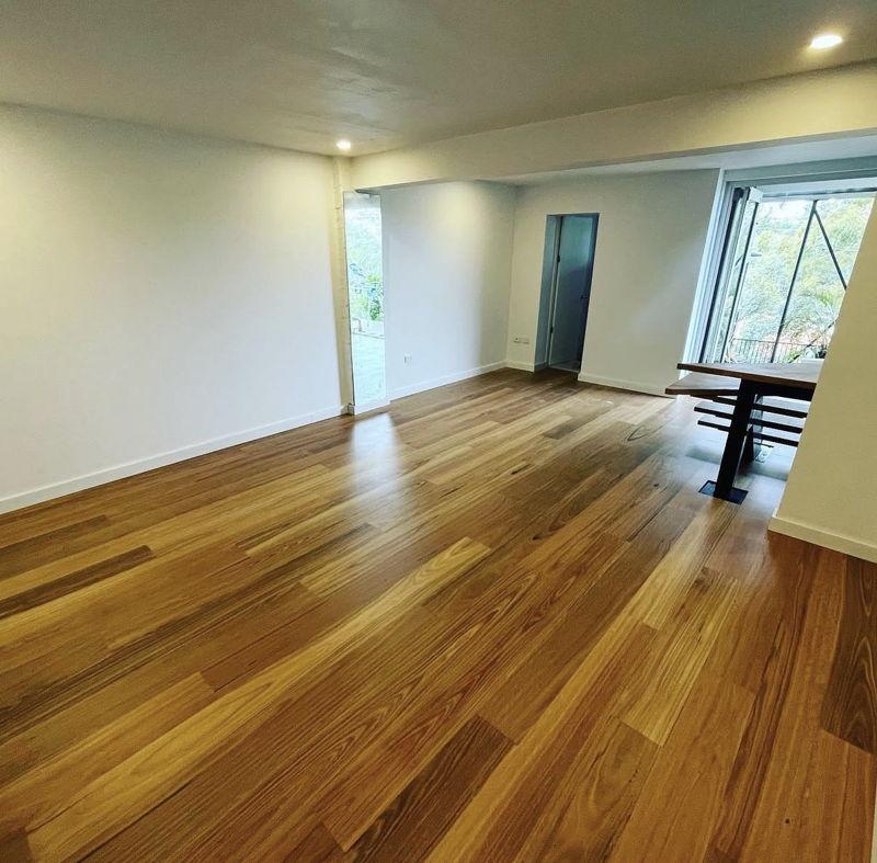 Living room after renovation - open-plan layout